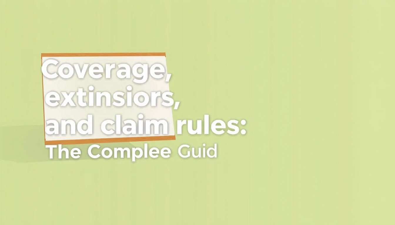 Coverage, exclusions, and claim rules — The Complete Guide