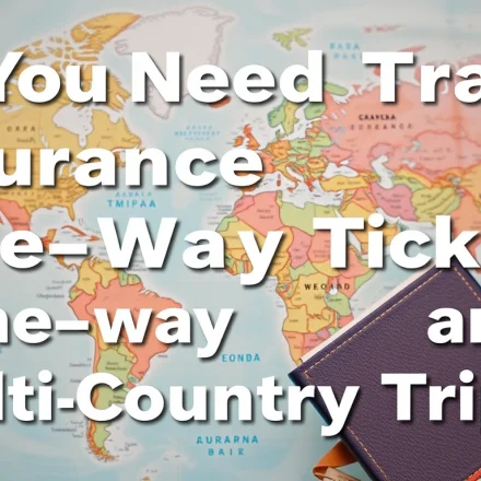 Do You Need Travel Insurance for One-Way Tickets and Multi-Country Trips?
